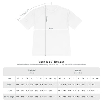 Special Request: AMP Detailing Front & Back Logo 100% Polyester - Unisex Moisture Wicking Tee