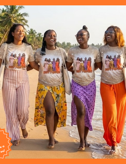 Limited Edition Bleached Tee — Upload Your Photo/Logo | Custom Shirt