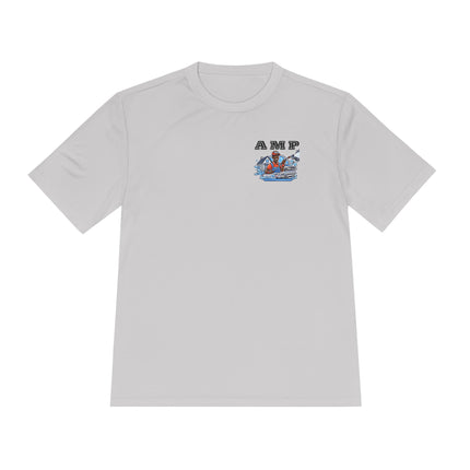 Special Request: AMP Detailing Front & Back Logo 100% Polyester - Unisex Moisture Wicking Tee