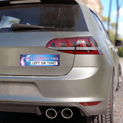 Funny Bumper Magnet & Bumper Sticker Included: Sarcastic Car Fridge Sticker - Mermaid TailSticker + Magnet Bundle
