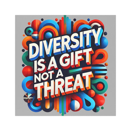 DEI Car Magnet & Bumper Sticker Included: Diversity is a Gift, Equality, InclusionSticker + Magnet Bundle