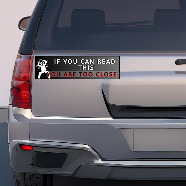 Funny Car Magnet & Sticker Set – Design 3