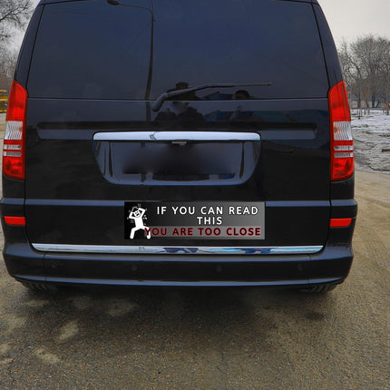 Funny Bumper Magnet & Bumper Sticker Included: Inspirational Car DecalSticker + Magnet Bundle