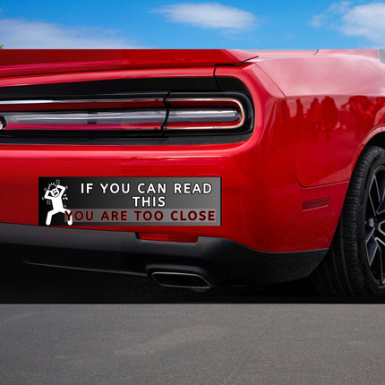 Funny Bumper Magnet & Bumper Sticker Included: Inspirational Car DecalSticker + Magnet Bundle