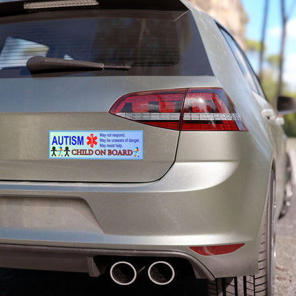 Autism Awareness Car Magnet & Bumper Sticker Included: Neurodiversity Inclusion Bumper DecalSticker + Magnet Bundle