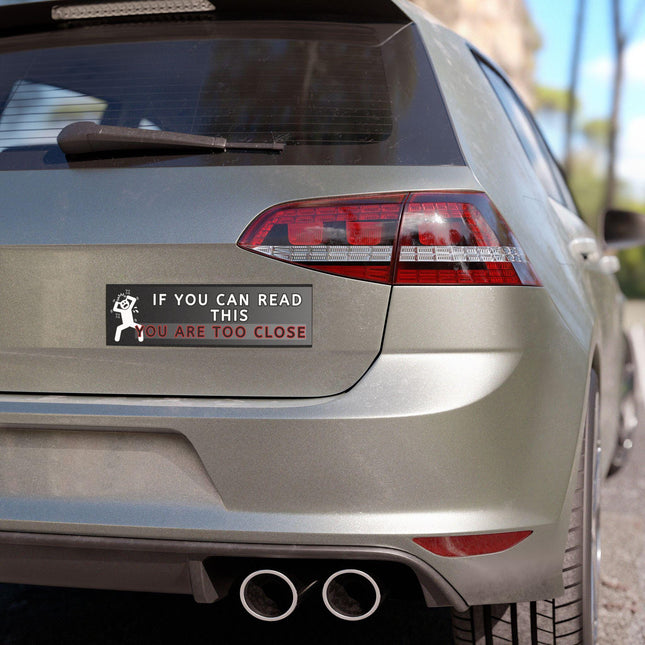 Funny Car Magnet & Sticker Set – Design 3