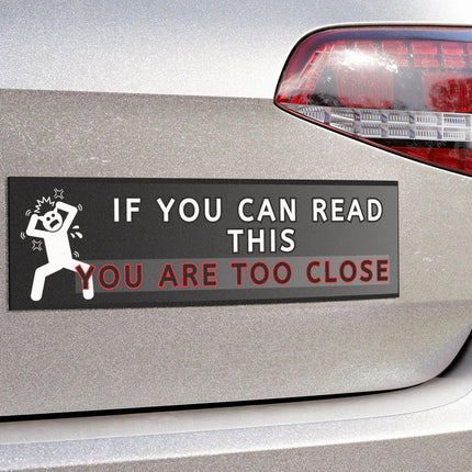 Funny Bumper Magnet & Bumper Sticker Included: Inspirational Car DecalSticker + Magnet Bundle