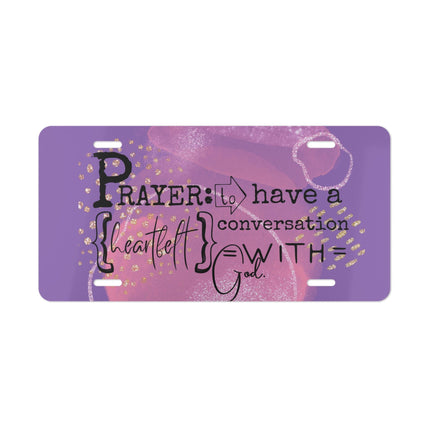 Motivational License Plate – Positive Quote Inspirational Front Plate, Prayer, You Are Enough, Tomorrow Needs You, Be Real, Autism Awareness