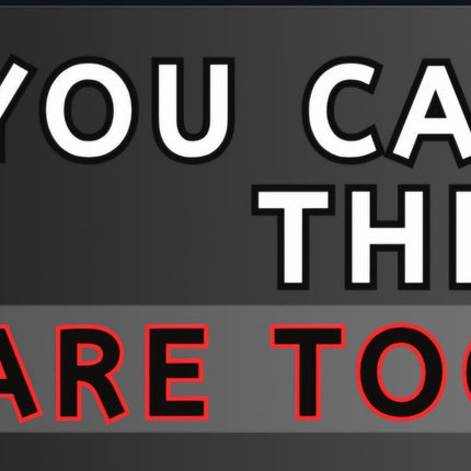 Funny Bumper Magnet & Bumper Sticker Included: Inspirational Car DecalSticker + Magnet Bundle
