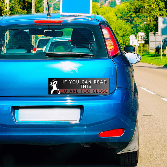 Funny Car Magnet & Sticker Set – Design 3
