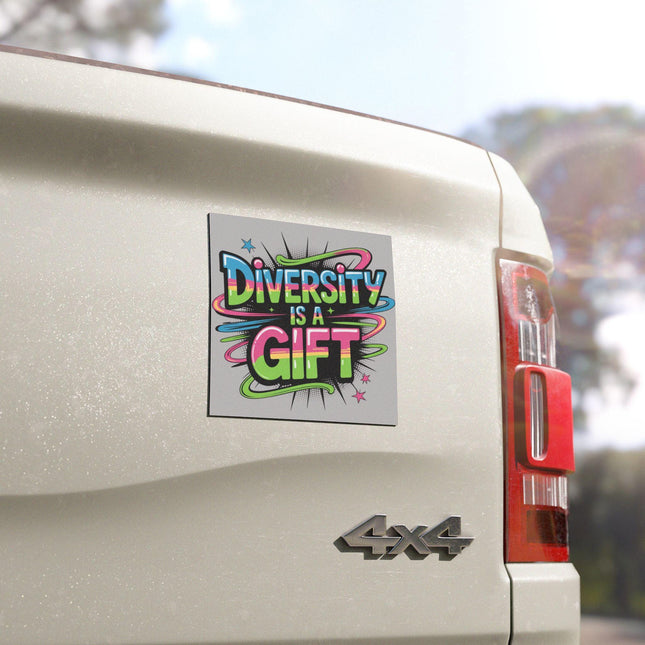 Diversity Is a Gift Magnet & Sticker Set – Design 2