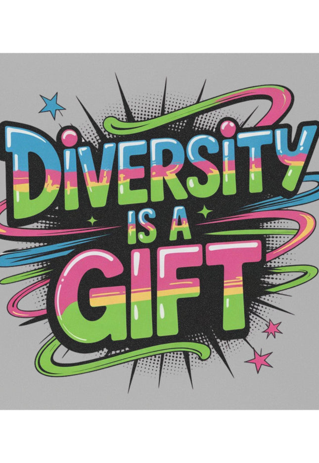 Diversity Is A Gift Car Magnet & Bumper Sticker Included: DEI Bumper Sticker (5x5in)