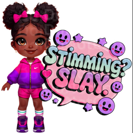 Autism Awareness PNG: Stimming Slay Design (Digital Download)