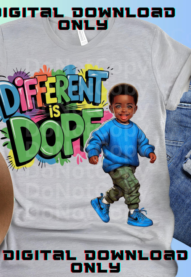 Autism Awareness Boy PNG: Neurodiversity Design (Digital Download)