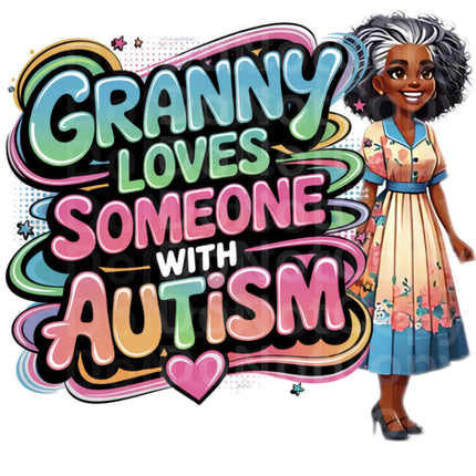 Autism Awareness PNG: Granny Design (Digital Download)