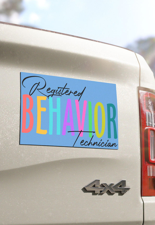 Behavior Technician Car Magnet: Autism Awareness, Special Education
