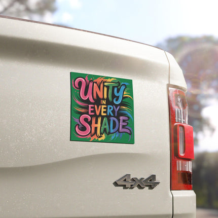 Diversity Equality Inclusion Magnet & Bumper Sticker Included: DEI Bumper Sticker (5x5 in)