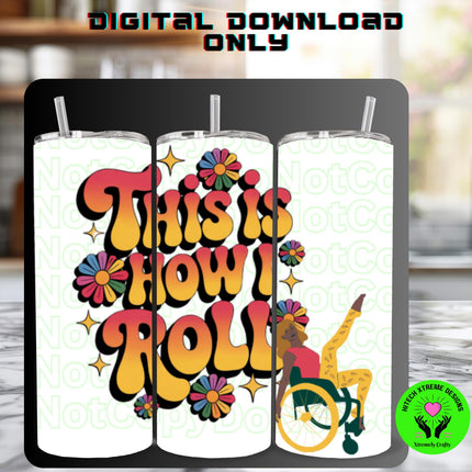 Wheelchair Pride PNG: Inclusive Fashion Design (Digital Download)