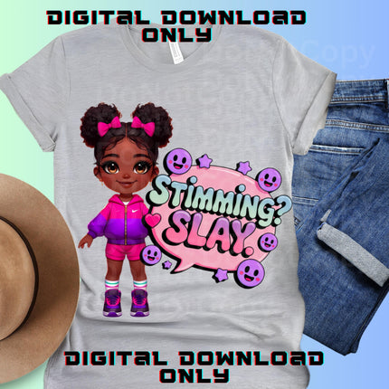 Autism Awareness PNG: Stimming Slay Design (Digital Download)