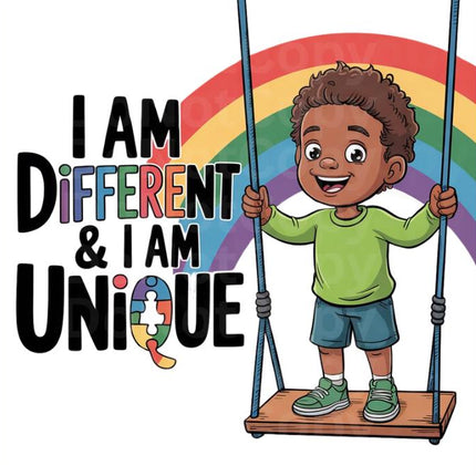 Autism Awareness PNG: Unique Boy Kid Sublimation Design (Digital Download)