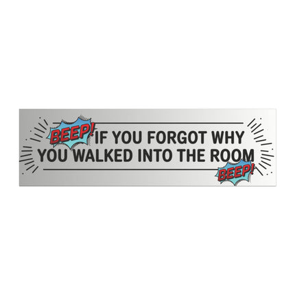 Funny Bumper Magnet & Bumper Sticker Included: Sarcastic Car/Fridge Sticker (10in x 3in)