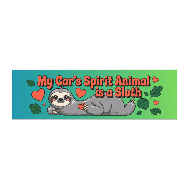 Funny Sloth Magnet & Sticker Set – Design 1