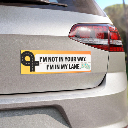 Funny Car Magnet & Sticker Set – Design 6