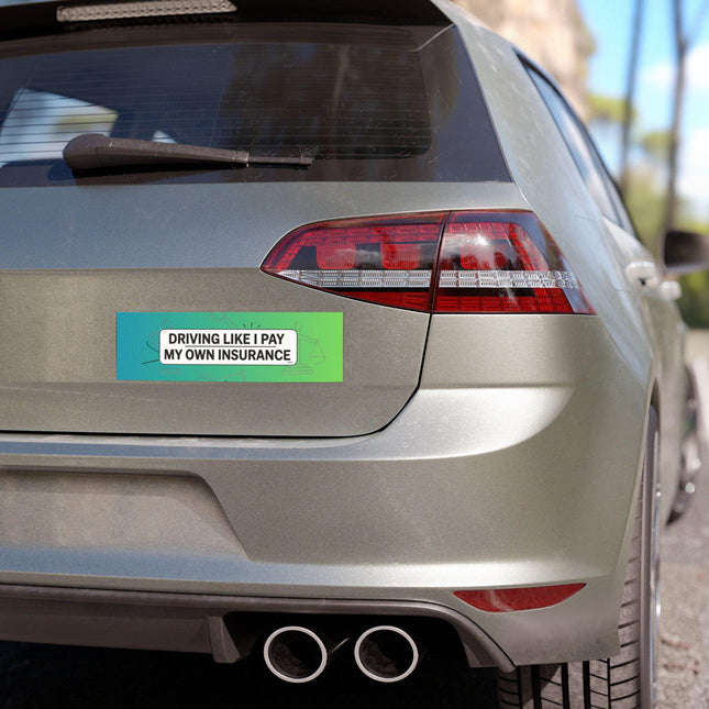 Funny Insurance Magnet & Sticker Set