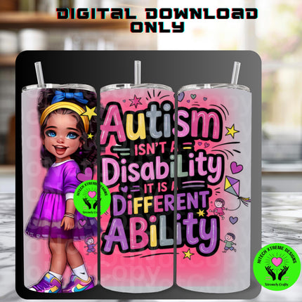Autism Awareness PNG: Ability Design (Digital Download)