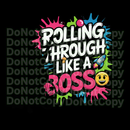 Wheelchair Diva T-Shirt Design: Rolling Through Like a Boss (Digital Download)