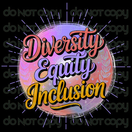 DEI Diversity Equity Inclusion Digital Download Bundle Png Sublimation Printable 5 images
