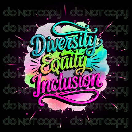 DEI Diversity Equity Inclusion Digital Download Bundle Png Sublimation Printable 5 images