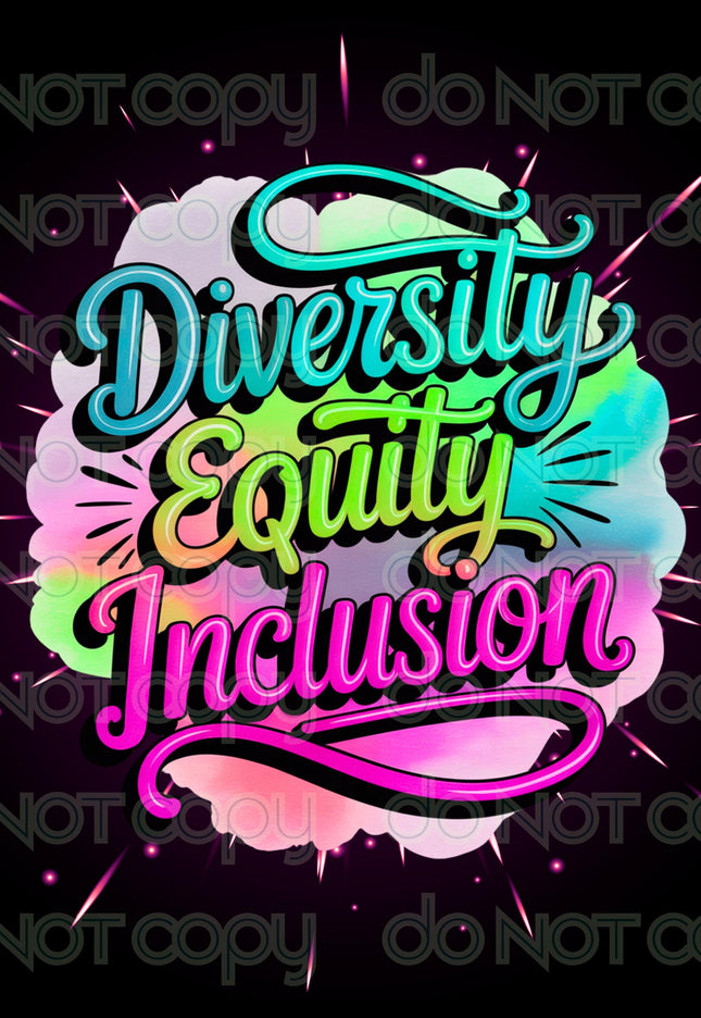 DEI Diversity Equity Inclusion Digital Download Bundle Png Sublimation Printable 5 images
