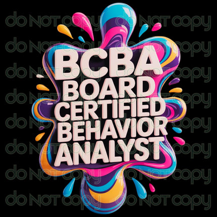 BCBA Digital Bundle: Board Certified Behavior Analyst PNG Designs (Digital Download)