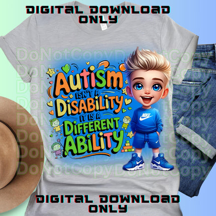 Autism Awareness PNG Bundle: 5-in-1 Digital Designs (Digital Download)