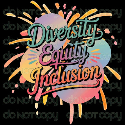 DEI Diversity Equity Inclusion Digital Download Bundle Png Sublimation Printable 5 images