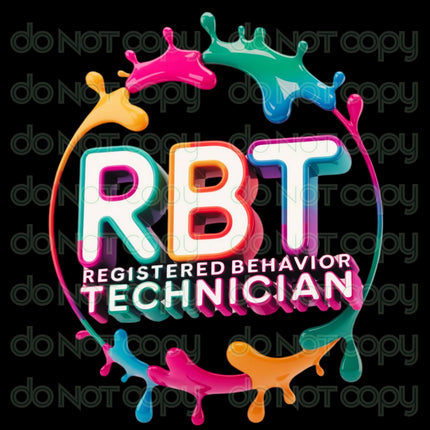 RBT Registered Behavior Technician Digital Download Bundle 2 Png Sublimation Printable 5 images