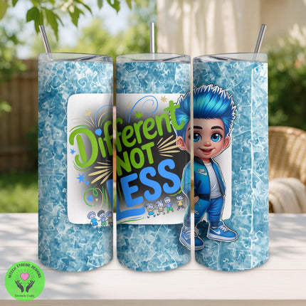 Autism Awareness Tumbler: 20oz Stainless Steel, Neurodiversity Pride