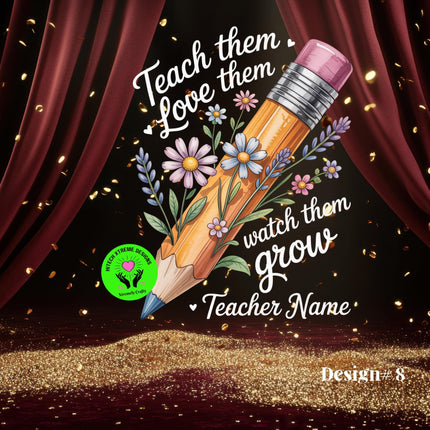 Personalized Teacher Gift Set: Tumbler, Mouse Pad & Notebook