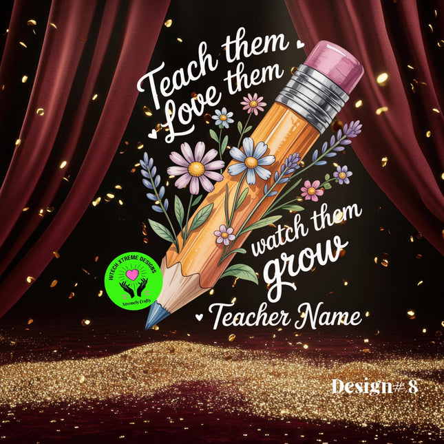 Personalized Teacher Gift Set: Tumbler, Mouse Pad & Notebook