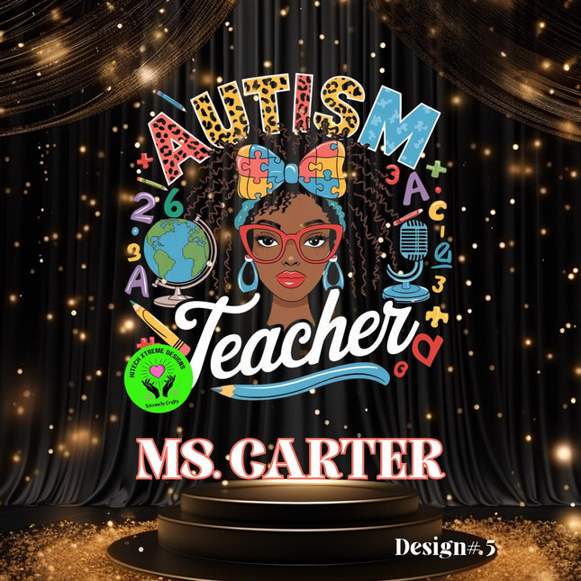 Personalized Teacher Gift Set: Tumbler, Mouse Pad & Notebook