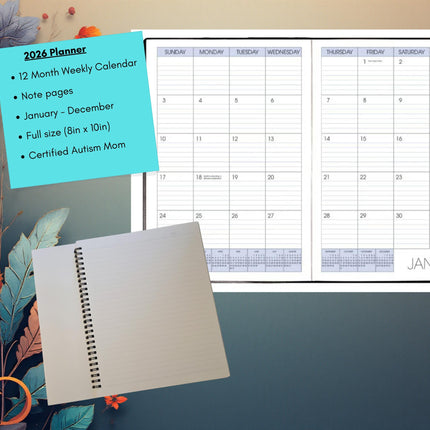 Custom canvas Tote Bag & Planner Set – Extra large Zippered 18.5x15 Tote, mommy Bag, travel kit, Birthday Gift, 2026 planner -where fans at?