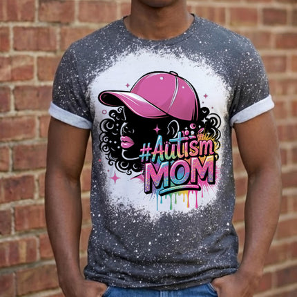 Autism Mom Bleached Inclusion Shirt | Limited Edition Tee | Custom Graphic Shirt | Unisex Adult Tee