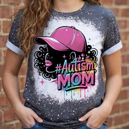 Autism Mom Bleached Inclusion Shirt | Limited Edition Tee | Custom Graphic Shirt | Unisex Adult Tee
