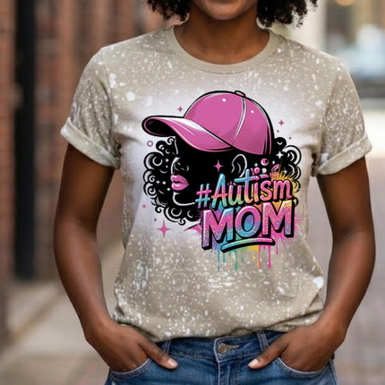 Autism Mom Bleached Inclusion Shirt | Limited Edition Tee | Custom Graphic Shirt | Unisex Adult Tee