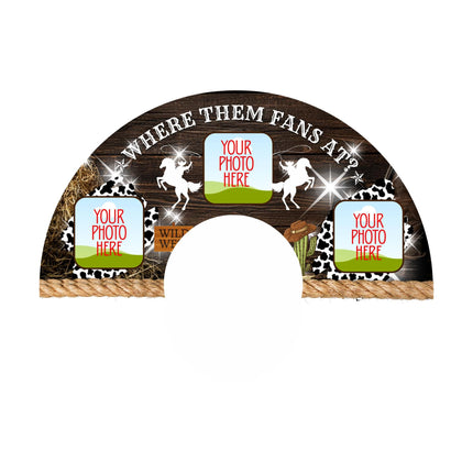 Clack Fan 25x13 – Where them fans at? with Photo, Party Favor, Birthday, Wedding, Festival, Sports, Line Dance Gift -hand fan- Predesigned