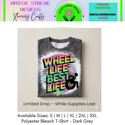Wheelchair Diva 2 T-Shirt, Disability Awareness Wheelie Shirt, Mobility Inclusion support tee