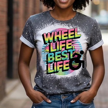 Wheelchair Diva 2 T-Shirt, Disability Awareness Wheelie Shirt, Mobility Inclusion support tee