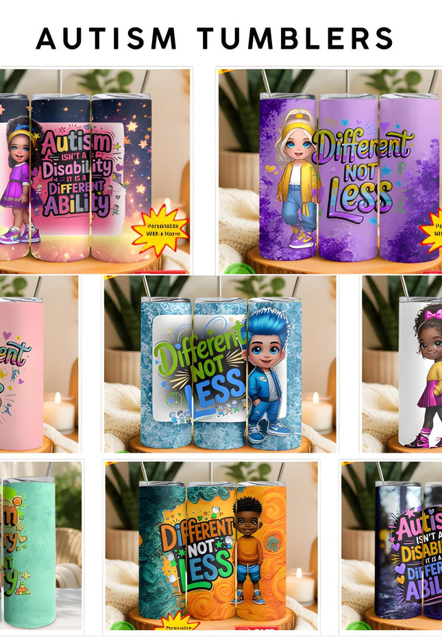 Autism Awareness Tumblers