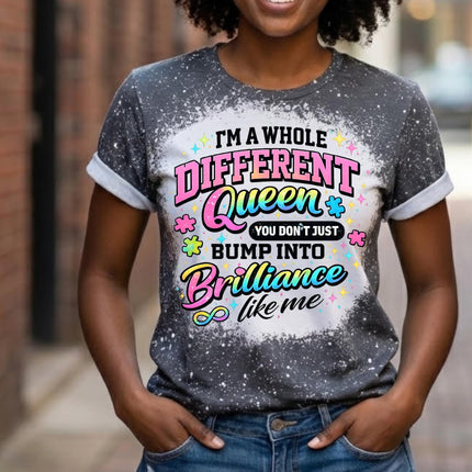 Different Queen Shirt, Autism Inclusion Tee, Neurodiversity Shirt, Autism Awareness T Shirt, Different Ability , Autism Mom, Inclusion Tee